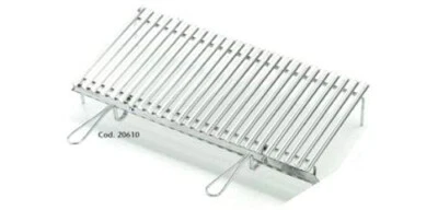 OMPAGRILL Graticola Acciaio barbecue Ribaltabile Griglia barbecue 80x45 cm 20610