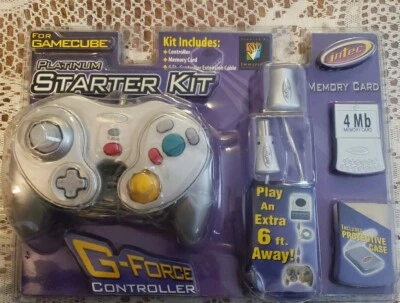 Intec Platium Gamecube Starter Kit G Force Controller  NewFactory Sealed - Image 1 of 4