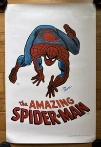 John Romita Sr Senior SIGNED 23" x 35" Amazing Spiderman Poster AUTOGRAPHED COA - Picture 1 of 4