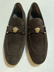 Sigotto Uomo Men's Slip On Brown Suede Dress Shoes N5229 Size US9 EU42 - Picture 1 of 8
