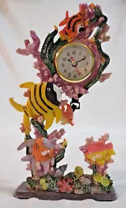 Reloj decorativo peces tropicales y corales brillantes - Imagen 1 de 11