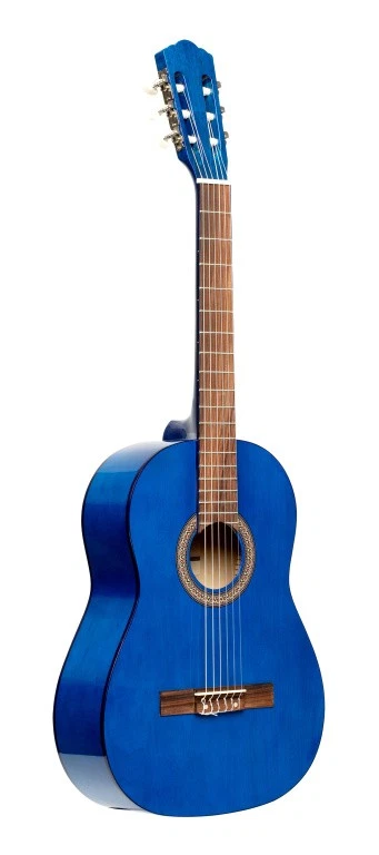 4/4 Clásico Guitarra Con Acabado, Azul - Imagen 1 de 1
