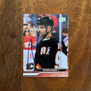 Nazem Kadri Autographed 2023-24 Upper Deck Signed Card #26 - Calgary Flames - Picture 1 of 2