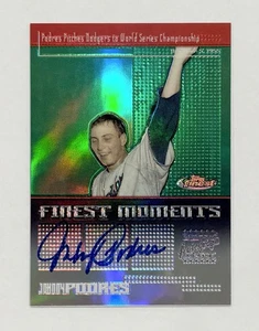 2004 Topps Finest Finest Moments Auto Johnny Podres #FMA-JP Autograph Dodgers - Picture 1 of 2
