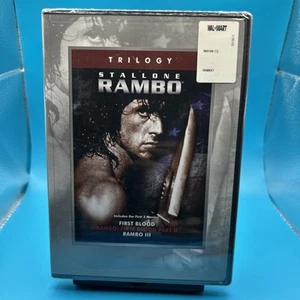 RAMBO  1/2/3  THE TRILOGY  (DVD, 3 FILM)  STALLONE - Picture 1 of 2