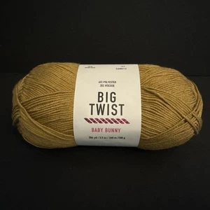 Joann Big Twist Baby Bunny Yarn, Brown Sugar, Super Fine, New, Discontinued - Picture 1 of 8