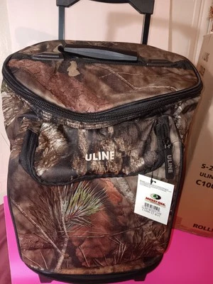 Uline Mossy Oak Rolling Cooler - Camo - S-23787 - Image 1 of 4