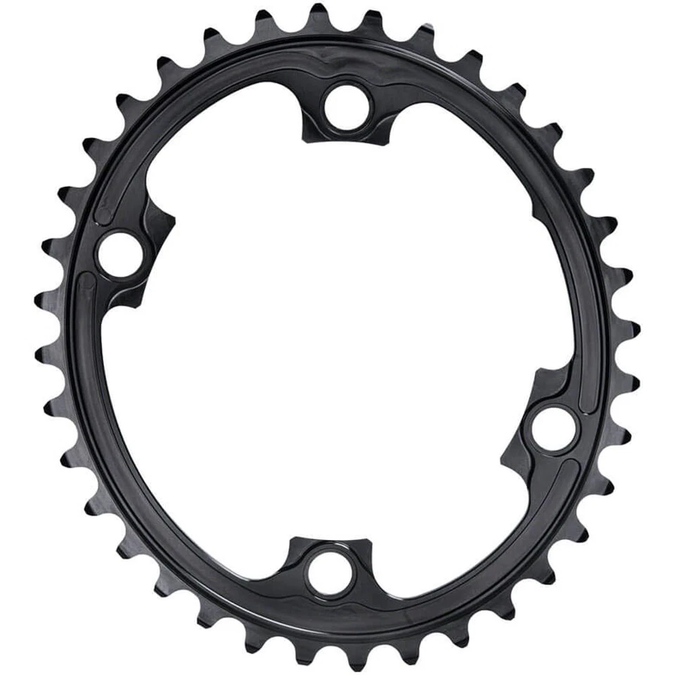 CADEIA OVAL PRETO ABSOLUTO 110mm 36T 4B 2X BK - Imagem 1 de 1