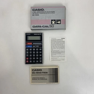 Vintage Casio Data Cal 50 Calculator DC-150A Boxed - Image 1 of 4