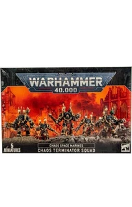 GAMES WORKSHOP - WARHAMMER 40.000 - SQUADRA TERMINATOR DEL CAOS - Foto 1 di 3