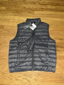 32 Heat Degrees Heat Men's UltraLightweight Packable Gray Vest NWT Size XXL - Picture 1 of 9