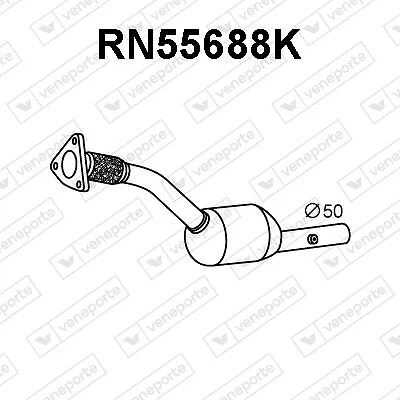 CATALYSEUR RENAULT GRAND SCÉNIC II 1.6,2.0,MEGANE II 1.6 16V,SCÉNIC II 1.6 - Photo 1/2