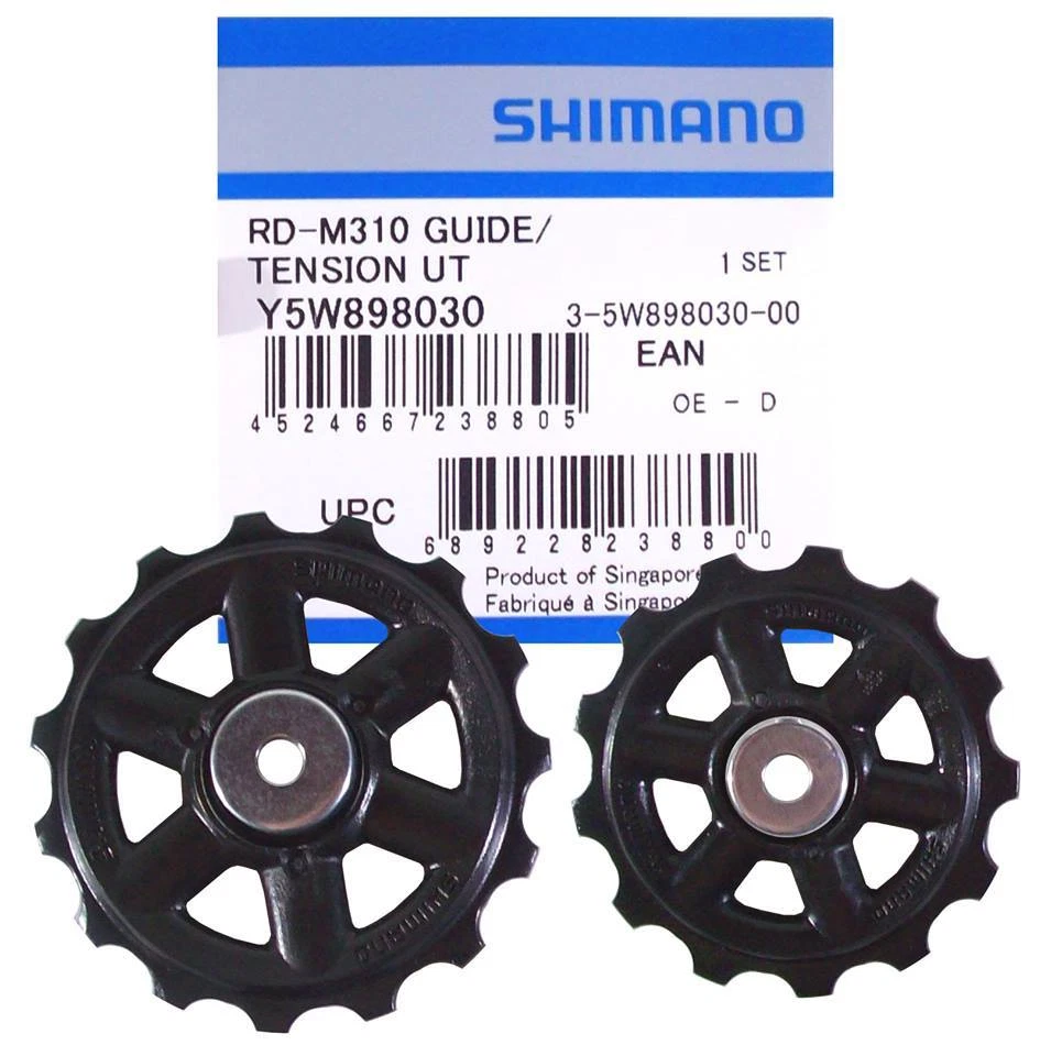 SHIMANO 2 GALETS DERAILLEUR 13 15 DENTS RD M310 ACERA ALTUS 8 VITESSE VELO VTT - Photo 1/2