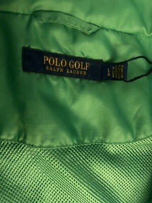 Ralph Lauren Polo Golf Mujer’s Cremallera Chaleco Verde Cortavientos Bolsillos Deportivos Talla LG Foto 1 de 4