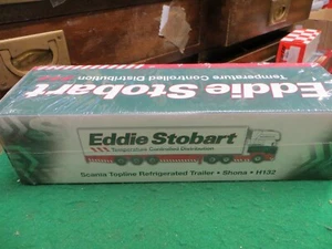 ATLAS EDITIONS STOBART SCANIA TOPLINE REFRIGERATED TRAILER H132 1/76 4 649 134 - Picture 1 of 7