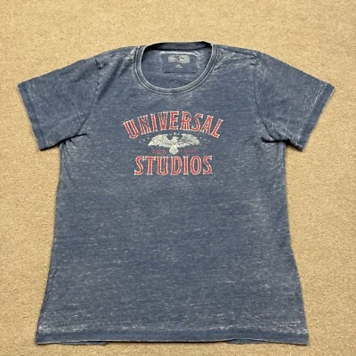 Universal Studios Graphic T Shirt Mens Size 2XL Blue Short Sleeve Theme Park - Image 1 of 4