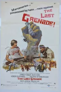 Krieg DIE LETZTE GRANATE Original 1sh Vintage Filmplakat Stanley Baker Alex Cord - Bild 1 von 2