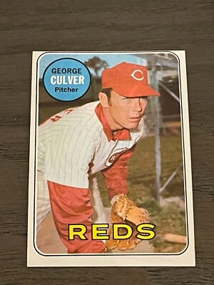 1969 Topps George Culver #635 Cincinnati Reds   (D) - Image 1 of 2