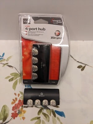 Targus USB 2.0 High Speed 4-Port Hub, Model PA055U Plus Bonus Hub W/out Package  - Image 1 of 4