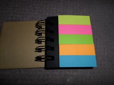 Kleines Ringbüchlein mit Haftnotizen und Klebefähnchen- - Bild 1 von 4