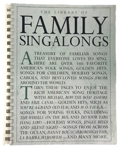 LIBRARY OF FAMILY SINGALONGS Edited By Amy Appleby **Excellent Condition** - Imagen 1 de 10