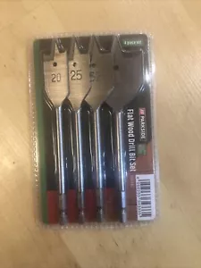 Parkside Flat Spade Hole Saw,Wood Drill Bit Set PSB 3 A1 - 4 Pieces 20,25,32,40 - Picture 1 of 4