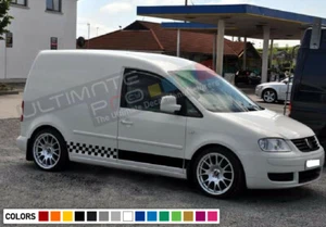 Kit Calcomanía Pegatina Rayas Para Volkswagen Caddy R Line Gráficos Van Bajar Cuerpo - Imagen 1 de 81