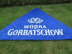 Wodka Gorbatschow Fahne Flagge Banner ca. 285 x 300 cm siehe auch Fotos - Bild 1 von 4