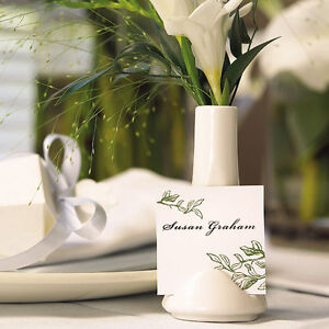 Mini Vase Place Card Holders Brudal Shower Wedding Favors - Sample