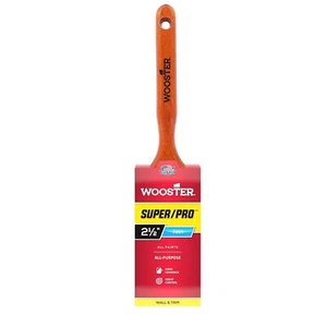 New Wooster J4102-2-1/2 Super/Pro 2.5" Wall & Trim Paintbrush Free US Shipping - Picture 1 of 1
