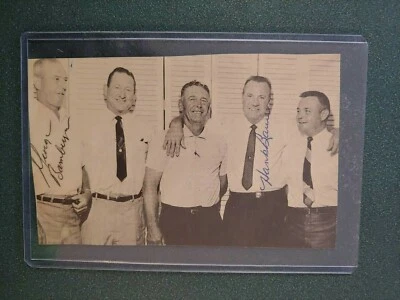 George Bamberger,Hank Bauer-Signed Photo - - JSA (50) - Image 1 of 2