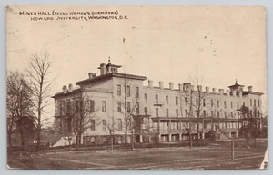 Howard University Miner Hall Women's Dorm Washington D.C. Postcard HBCU 1910s - Picture 1 of 6