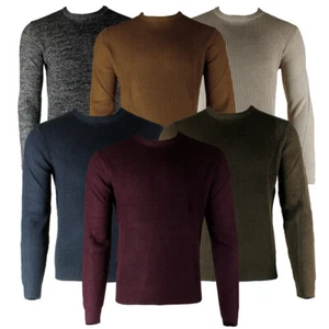 Terra Nova Men's Long Sleeve Honeycomb Stitch Crew Neck Sweater - Picture 1 of 56