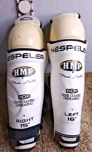 HMP Tru Lite Ice Hockey Shin Guards Hespeler DDP Right 15" Left 16" - Picture 1 of 13