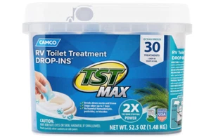 Camper Toilet Treatment Drop Ins RV Septic Tank Stop Unwanted Odors Trailer Boat - Picture 1 of 8