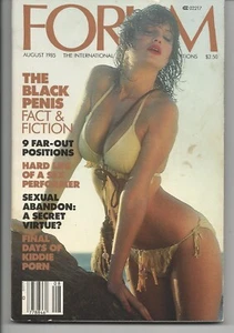 PENTHOUSE FORUM ~ AUG ~ 1985 ~ SCHWARZ ~&~WEISS ~ VERPASSEN SIE DAS NICHT ~ ALTE SCHOOL AT IT'S BEST!~ - Bild 1 von 11