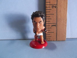 Unbekannte Anime Boxer Figur 1,75 Zoll braun stacheliges Haar weiße Shorts - Bild 1 von 5