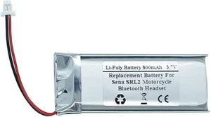800 mAh 3,7 V batterie pour Sena SRL2 moto casque Bluetooth, interphone casque - Photo 1 sur 2