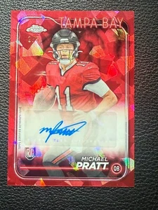 2024 Topps Chrome Sapphire Auto Rc Red Refractor Michael Pratt 2/5 RA-MPR - Picture 1 of 2