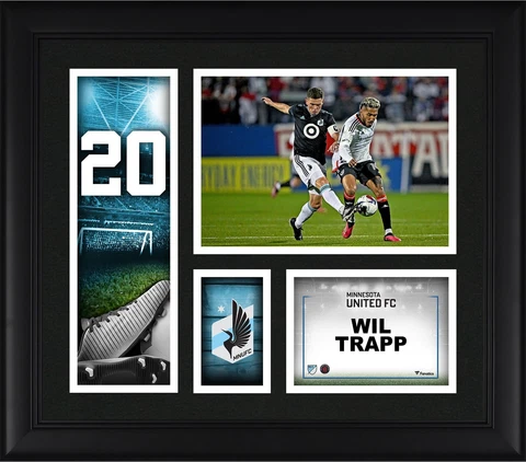 Wil Trapp Minnesota United FC Framed 15" x 17" Player Core Collage Cover