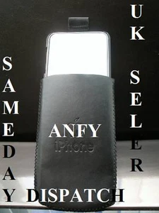 1 Leder Etui Abdeckung Etui iPhone 3G 3GS Hülle Geldbörse - Bild 1 von 1