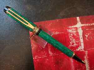 Waterman Patrician Ballpoint Pen Man 100 Patrician Green  Black Ink New In Box *