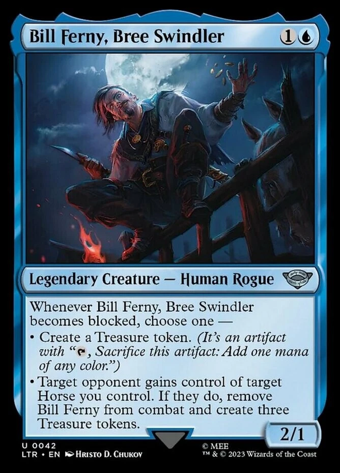 x1 Bill Ferny, Bree Swindler - Lord of the Rings - NM - MTG - Image 1 of 1