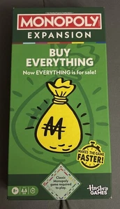 *New* Hasbro Gaming - Monopoly Buy Everything Expansion, Table Top Game, Board - Picture 1 of 2