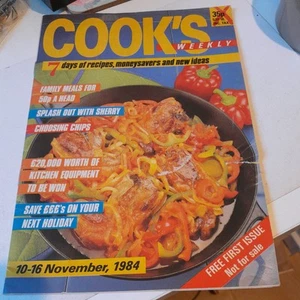 Cook's Weekly 10-16 November 1984 Retro Cooking Magazine  - Picture 1 of 9