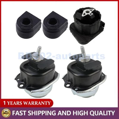 5pcs Engine Motor Transmission Mounts & Bushing Set For BMW X5 E70 3.0si X6 E71 - Image 1 of 2