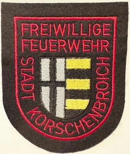 Feuerwehr Korschenbroich Deutschland Germany Patch Abzeichen Neu - Picture 1 of 1