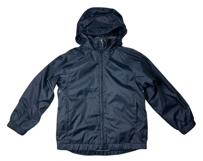 Lands' End Navigator Kids Hooded Fleece Lined Windbreaker Jacket  XS (4-5) - Image 1 of 4
