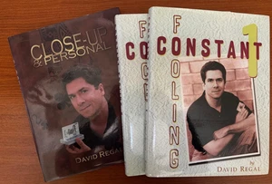 3 David Regal Books : CLOSE-UP & PERSONAL , CONSTANT FOOLING 1 & 2 - Picture 1 of 5
