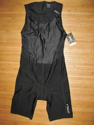 2XU X-VENT TriSuit TRIATHLON Talla Hombre XL Cremallera Trasera NEGRO NUEVO CON ETIQUETAS Foto 1 de 4
